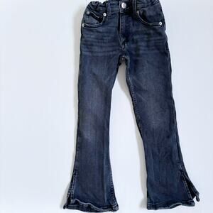 Zara Dark Wash Flare Leg Jeans